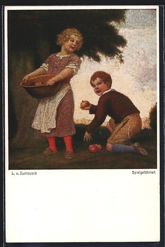Künstler ludwig von - künstler-ak,