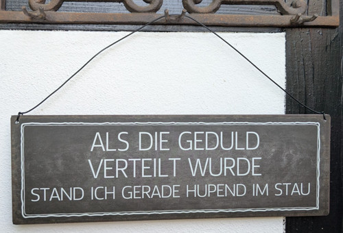 Witziges schild spruch - ❤️,
