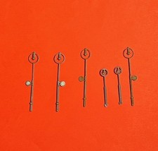 Spur N - 6 x Bahnsteigleuchten - Attrappen