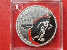 Russland , 3 Rubel 2018 PP , Fußball WM , 1 Oz , Silber