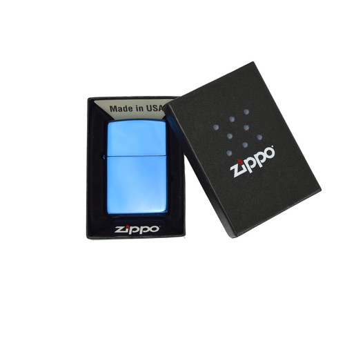 Zippo feuerzeug sapphire blue - feuerzeug,