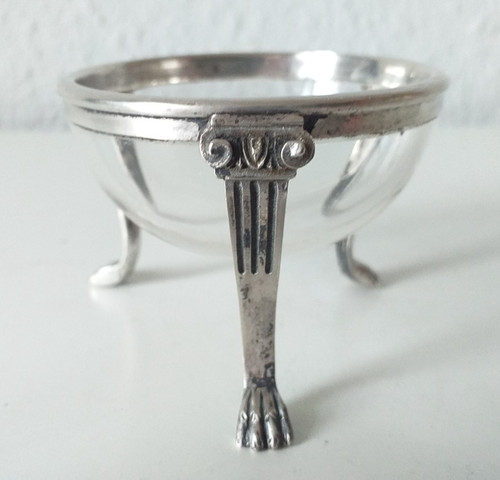 Saliere silber 800 glas - saliere,