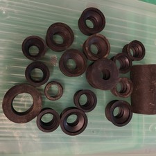 Konvolut  17 Dichtung  Gumminippel Euromanschette WC  Verbinder, 