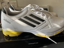 Golfschuhe Herren Adidas Adizero Spikes Größe US 10,5 UK 10 Weiß Neu