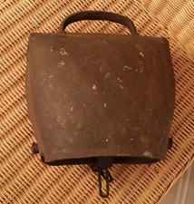 Kuhschelle, Kuhglocke,  Glocke aus Eisen, Antik, 23cm x 23 cm
