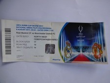 Ticket Stub UEFA Super Cup