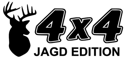 4x4 jagd edition aufkleber - 4x4,