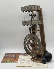 Held Ritter Wand Skelett Uhr Holz Flying Pendulum Pendeluhr Leonardo Da Vinci