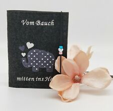 Mutterpasshülle Filz Elefant