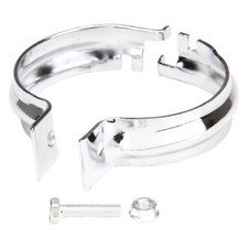 Auspuffschelle 70mm 2-teilig verchromt für Simson S50 S51 S53 S70 S83 SR50 SR80