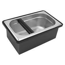 FA Großes Fassungsvermögen Kaffeepulverfass Edelstahl Abklopfkasten EU