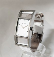 Alfex by Plum Design Damenuhr Lederband Swiss Made 5503.117 Rarität traumhaft