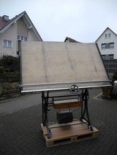 Antik xxl eisen zeichentisch - antik,