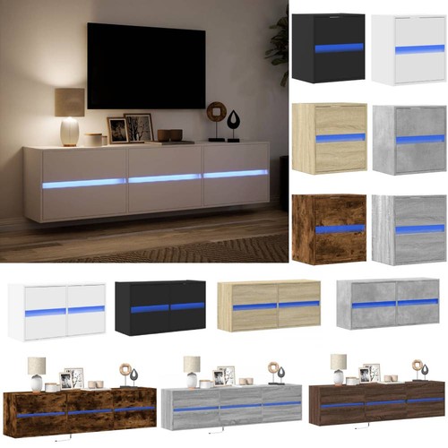 Wandschrank mit led - wandschrank,