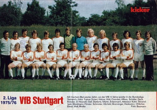 Vfb stuttgart 1975 - 2., liga