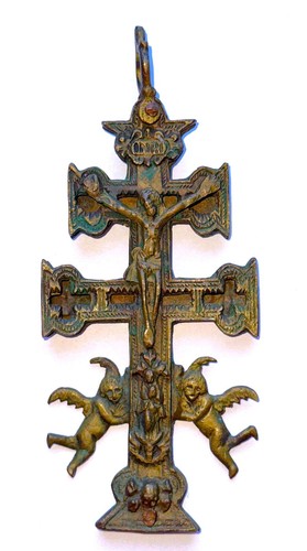 Original caravaca kreuz bronze - kreuz,