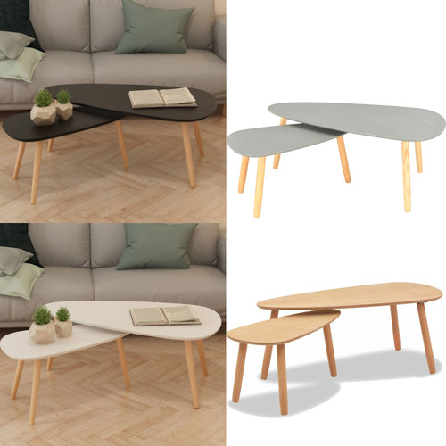 Couchtisch set korbtisch - couchtisch-set,