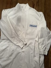 Miele Arbeitskittel mit Miele Logo in Blau, ca. 1960er/70er Jahre, Gr. 42