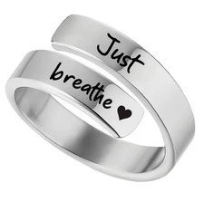 Unisex Ring Just breathe