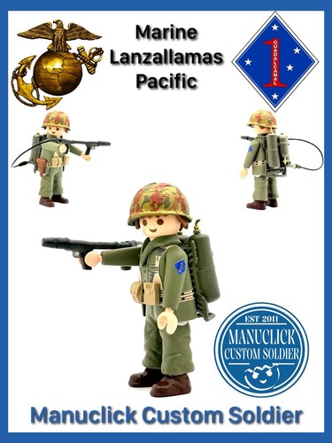 Playmobil custom ww2 marine - playmobil,