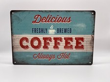 Blechschild Coffee 20x30cm