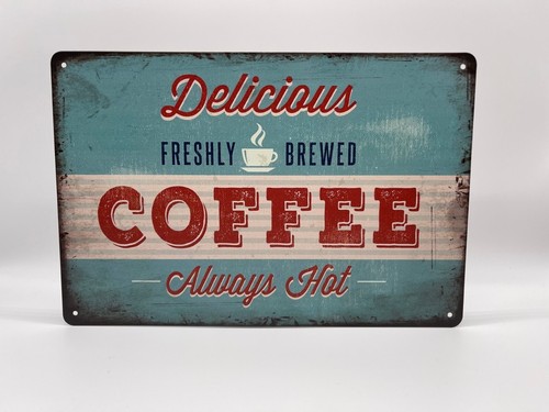 Blechschild coffee 20x30cm - blechschild,