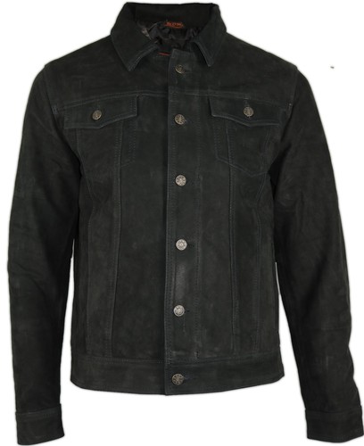 Herren jeans jacke lederjacke - herren,