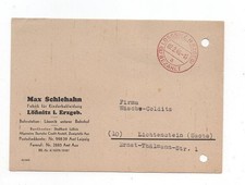 Gebühr bezahlt Postkarte
