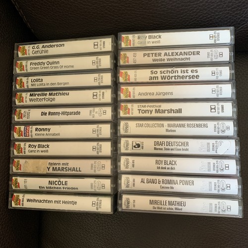 Musikkassetten sammlung 20 - mc,