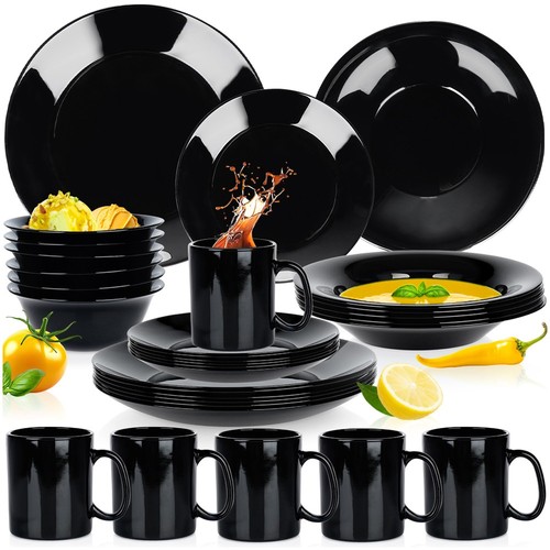 Tafelservice glas schwarz - tafelservice,
