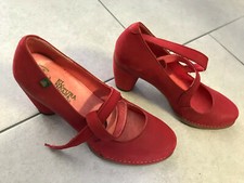 Wunderschöne El Naturalista Pumps Größe 40 Rot
