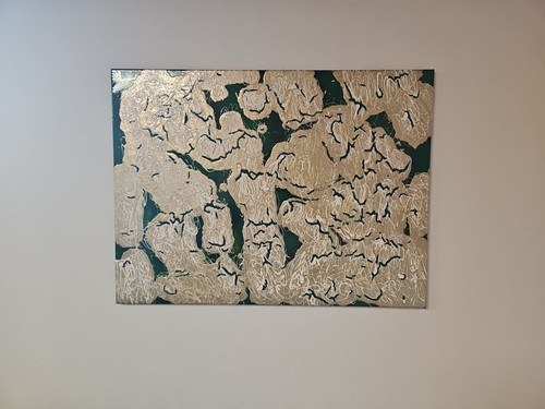 Abstrakte kunst acryl - kunst,