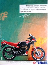 Yamaha RD 80 LC/2, originale Werbung aus 1986