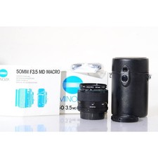 Minolta MD 3,5/50 Makro Objektiv 1:1 - 50mm F/3.5 Macro Lens - Makroobjektiv