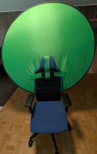 Greenscreen / Bluescreen Pop-up für Stuhl