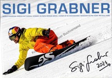 Original Autogramm Sigi Grabner Snowboard /// Autograph signiert signed signee G