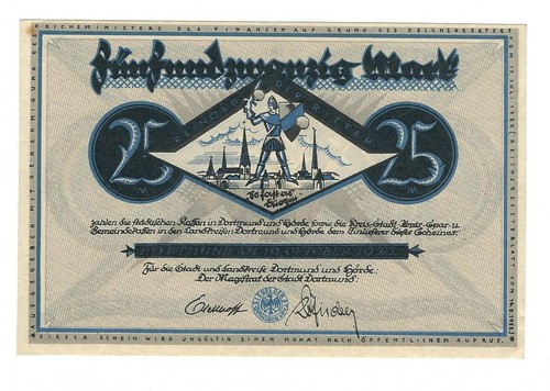 Notgeld dortmund und - notgeld,