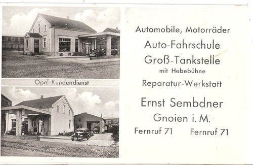 Gnoien auto opel - opel, kundendienst