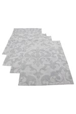 ESPRIT Tischläufer Grau Elegant Vintage Blumenmuster 137x40cm