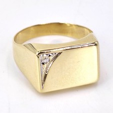 Vintage Herren Siegelring in