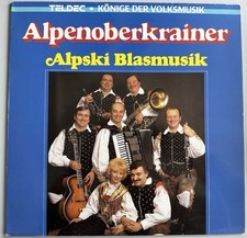 LP NM Alpski Blasmusik Kvintet Alpenoberkrainer TELDEC 62676 mit Flyer