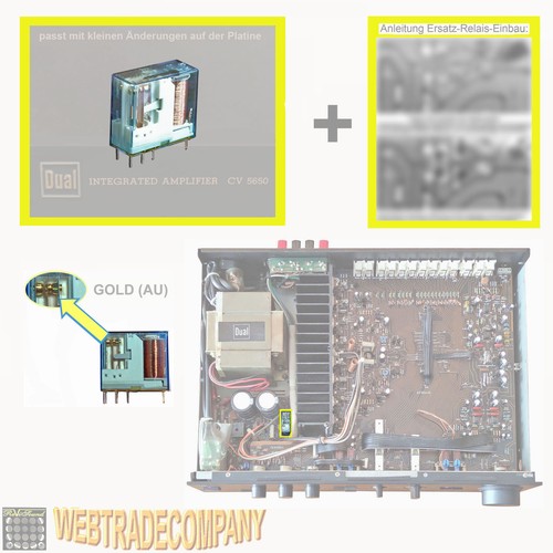 Für dual cv5650 ersatz - dual, relais