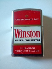 Winston Cigarettes Benzinfeuerzeug Sturmfeuerzeug kein Zippo