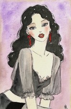 AKT Erotik Tusche Aquarell