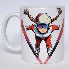 Skispringen Tasse Kaffeebecher