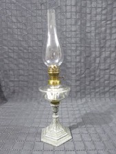 Petroleum Tischlampe Petroleumlampe Küchenlampe Art Déco Leuchte Öllampe Antik