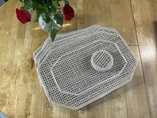 Vintage Gewebt Mesh Raffia