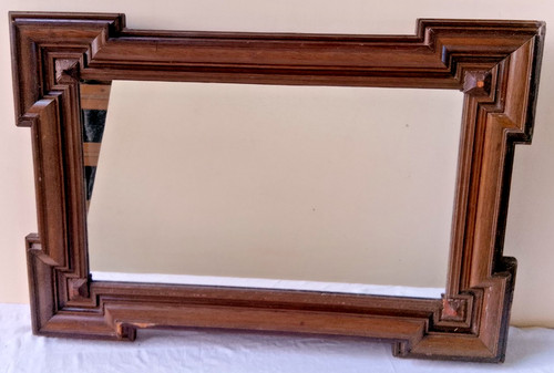 Antiker wandspiegel mit - antiker,