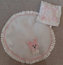 Runde flauschige Puppen-Decke