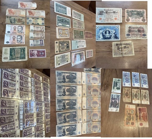 Großer posten 134 banknoten - posten,
